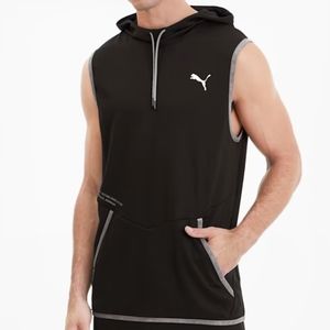 Puma Training Black Hoodie Vest Size XXL